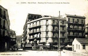 Alger - Bab-el-Oued - Boulevard de Provence et Avenue Consulats- 1913